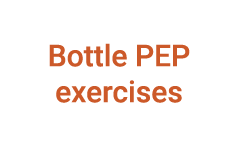 Bottle PEP exercises